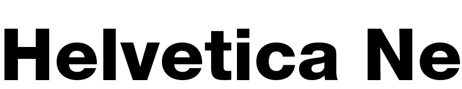 Helvetica Neue Heavy Yazı tipi ücretsiz indir